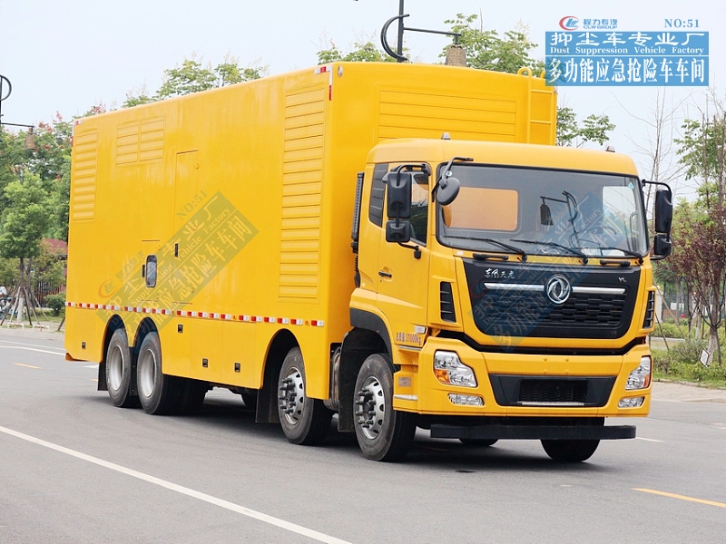 東風(fēng)天龍前四后八電源車600-1000kW