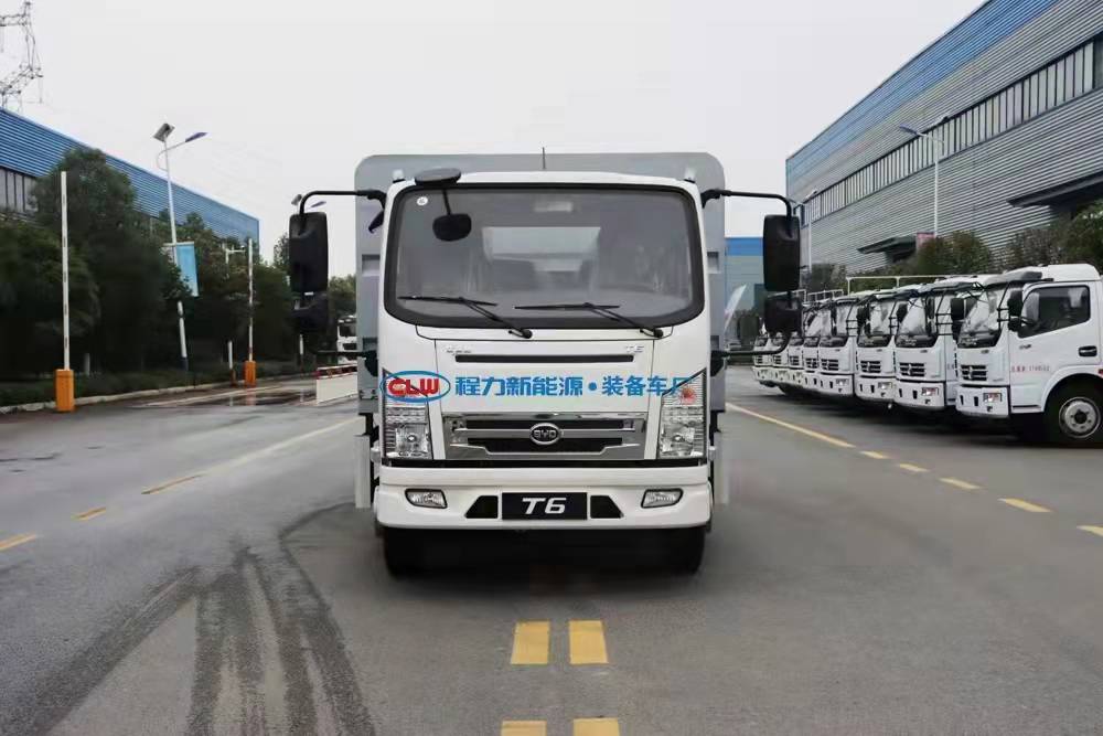 比亞迪T6純電動(dòng)密封式桶裝垃圾車